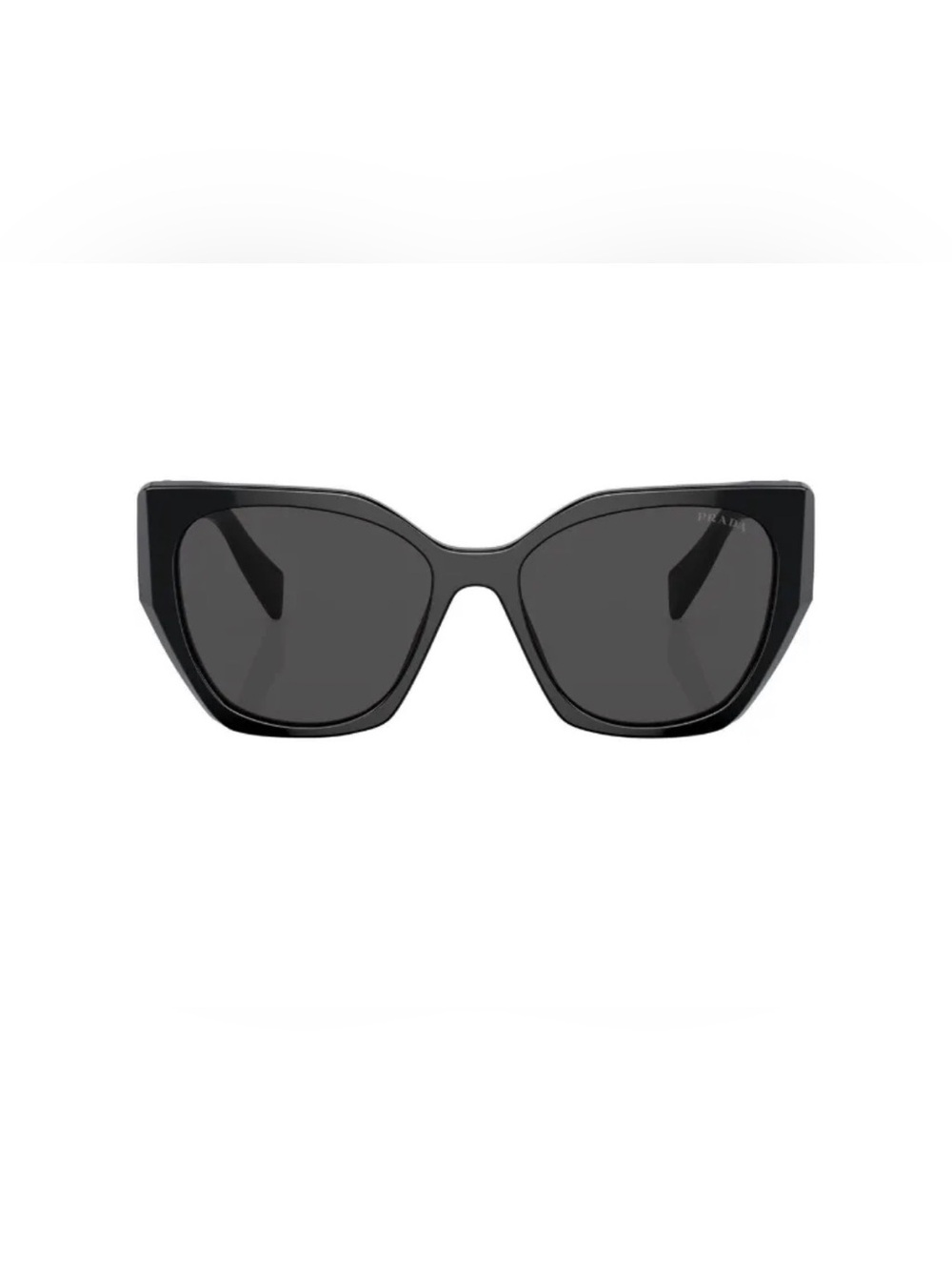 Prada Black Wide Cat-Eye Sunglasses